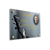 Plaque funéraire guitariste 23 Plaquedeces.fr